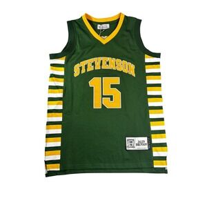 Authentic Classics Jalen Brunson Stevenson High School Jersey Green Size M NEW